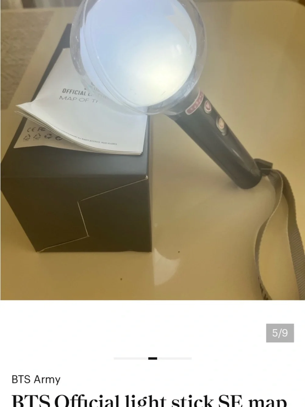 BTS Official light stick SE map of the soul